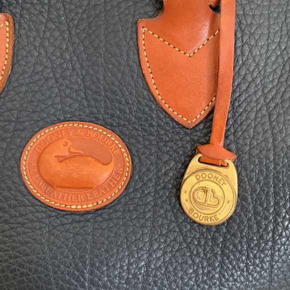 Navy Dooney & Bourke Top Handle - Picture 2 of 15